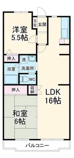 パークサイド鷺沼【4階】の間取り