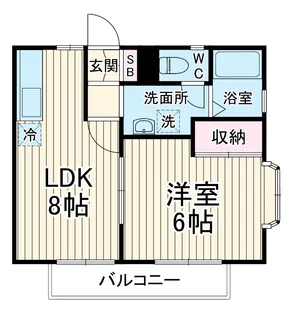 テクノハイツサトウ【2階】の間取り