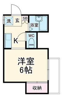 HX日吉【1階】の間取り
