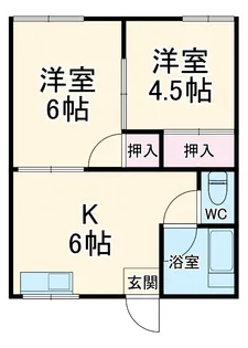 ハウスホンダA【201号室】の間取り