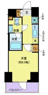クレヴィスタ大森Ⅱ【10階】の間取り