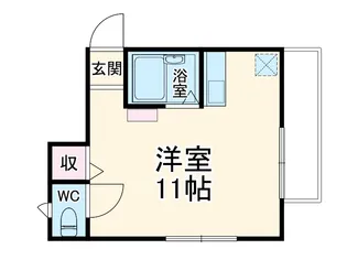 R・プレイス【2階】の間取り