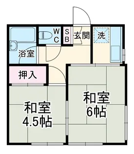 富澤ハイツ【2階】の間取り