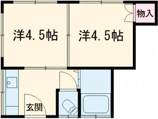 ブレストヒル千川【1階】の間取り
