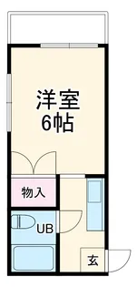 コーポジュン【201号室】の間取り