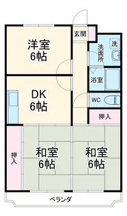 紫雲荘ビル【2階】の間取り