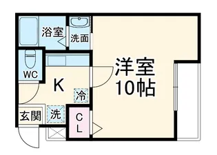 EN西ノ京二条【4階】の間取り