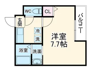 EN西ノ京二条【4階】の間取り
