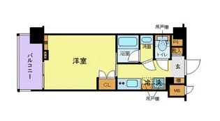 ZOOM品川南【5階】の間取り