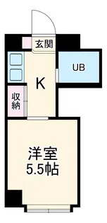 日吉パールハイツ【1階】の間取り