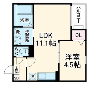 Jack ohataⅠ【3階】の間取り