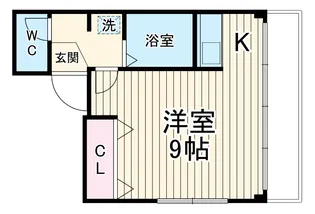 ブロケードハウス【2階】の間取り