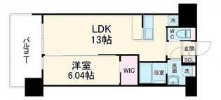 プレジオ梅田【604号室】の間取り