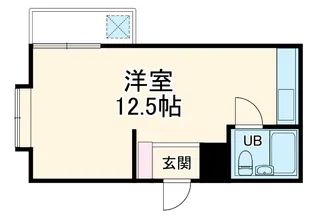 シティ川井コーポラス浦舟【8階】の間取り