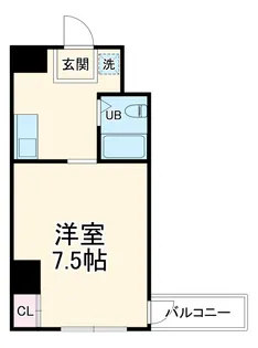 あざみ野第5エステービル【0201号室】の間取り