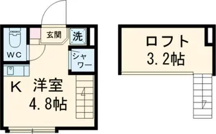ヴェローナ平井【2階】の間取り