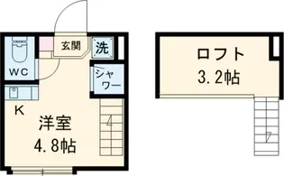 ヴェローナ平井【2階】の間取り