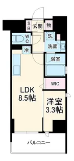 ソルティア藤沢鵠沼【206号室】の間取り