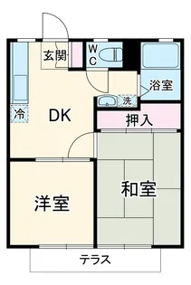 グリーンハイツ柏台【2階】の間取り