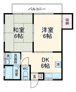 アークハイツ【201号室】の間取り