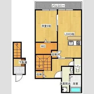 LOTUS石津中町【2階】の間取り
