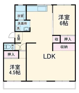 ぼたん【203号室】の間取り