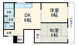 ミレ桜塚【3階】の間取り