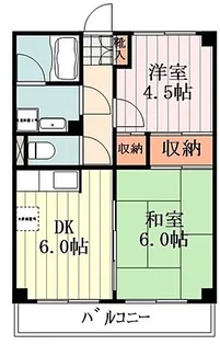 村野マンション【3階】の間取り