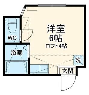 ユナイトさくらフェアバンクス【1階】の間取り