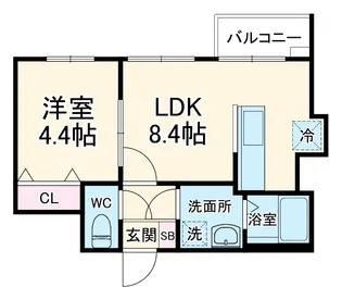 COCO川越【2階】の間取り