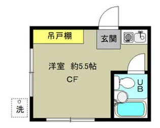 ファーランジュ阿佐谷【1階】の間取り
