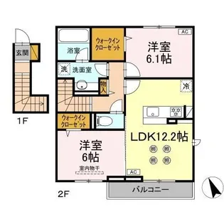 ソラーナ フェリス【2階】の間取り