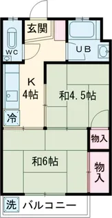 蔵王コーポ【303号室】の間取り