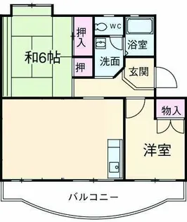 リバーサイドハイツ【2階】の間取り