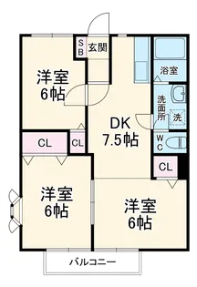 ニューシティーM1【1階】の間取り