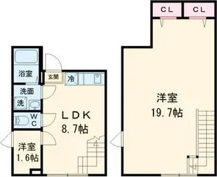 Cion Ohanajaya【5階】の間取り