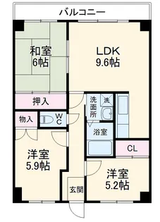 ケントマンション【3階】の間取り