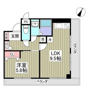 ITOハイツ【2階】の間取り