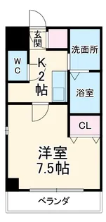 キャッスルⅣ【2階】の間取り