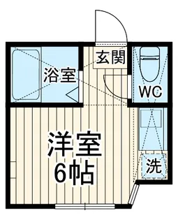 ユナイト丸山アプリコットパフェ【103号室】の間取り