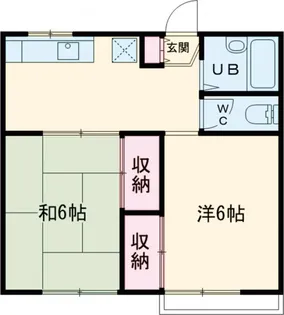 アーバンハイツ【2階】の間取り