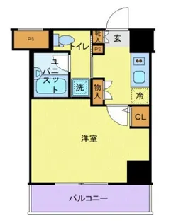 スカイコート品川南大井第2【6階】の間取り