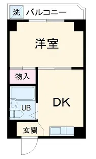 ビューライド川崎【10階】の間取り