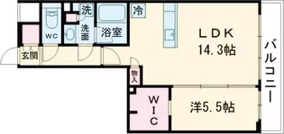 ルーウェ東大泉【4階】の間取り
