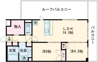 ルーウェ東大泉【4階】の間取り