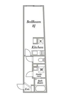 FABRIC大森町【4階】の間取り