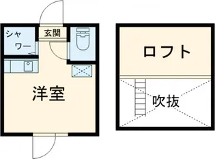 フェリスミラベル【1階】の間取り