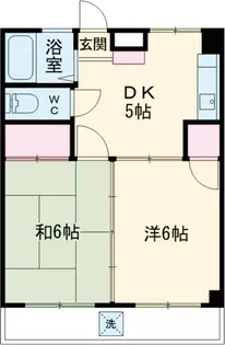 第2中込マンション【3階】の間取り