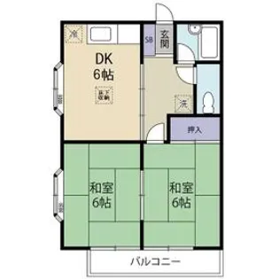 ファーザーランドホンムラ3号棟【2階】の間取り