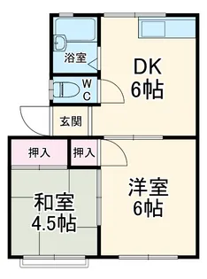 松島苑ハイツ【1階】の間取り